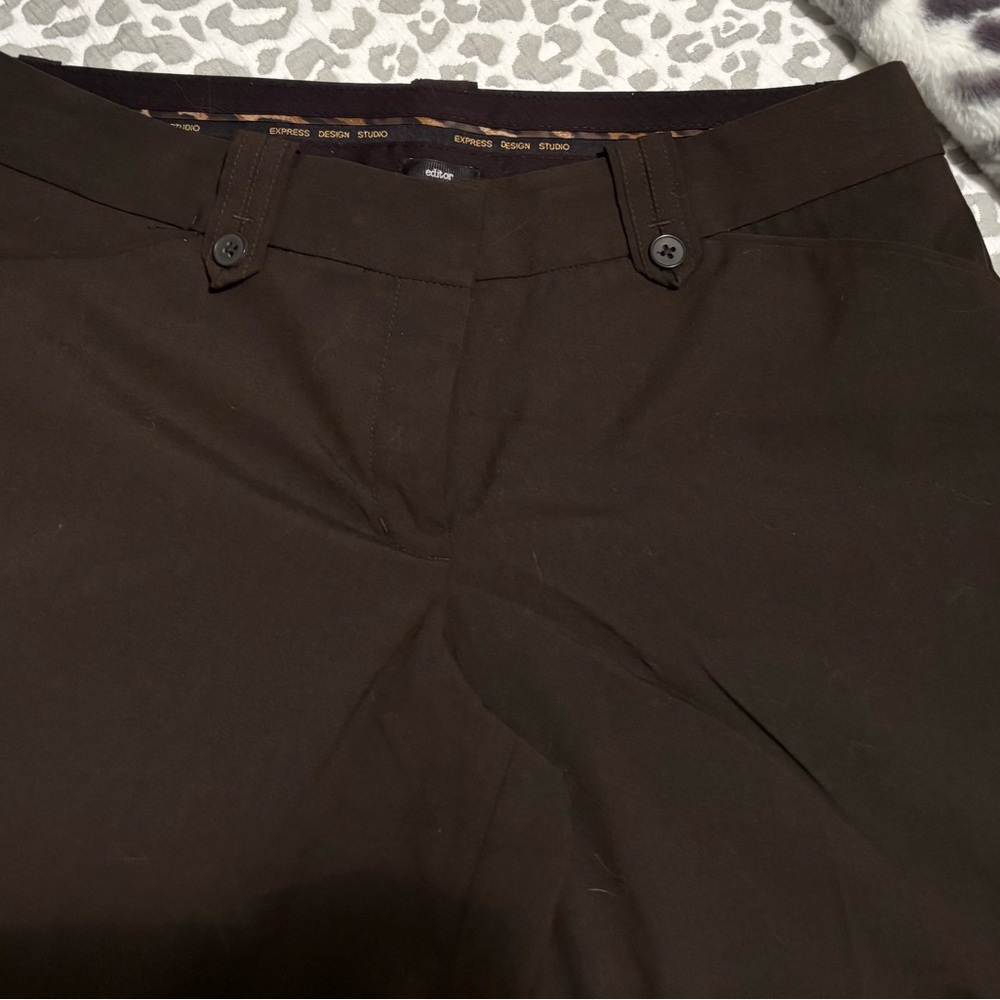Express Dark Brown Women's Trousers